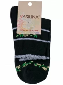 Женские носки VASILINA, 0С9252, ЧЕРНЫЕ