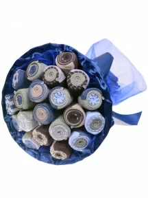 Букет из 10 пар мужских носков, Б10-м50, микс