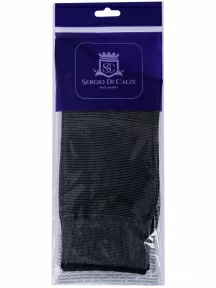 Мужские носки из мерсеризованного хлопка Sergio Di Calze (PINGONS), 17SC4, ЧЕРНЫЕ