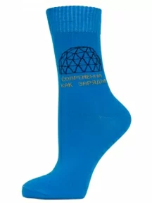 Женские носки MSCLUB №Ж03, WNM-42, ГОЛУБЫЕ