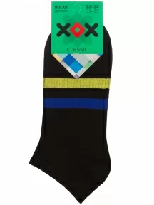 Детские короткие носки ХОХ, SPD-16, ЧЕРНЫЕ