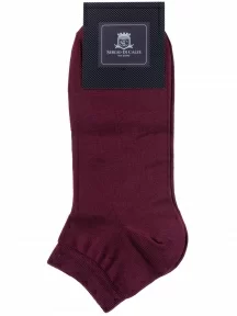 Комплект из 3 пар мужских носков Sergio Di Calze (PINGONS) из мерсеризованного хлопка, 3-17SC7, БОРДОВЫЕ