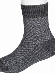 Детские полушерстяные носки RuSocks (Орудьевский трикотаж), Д-382, ТЕМНО-СЕРЫЕ, рис. 0