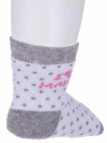 Детские махровые носки "Красная ветка", С-1609, СЕРЫЕ