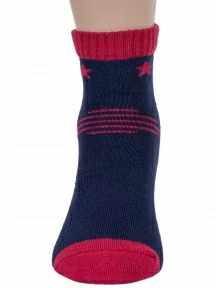 Детские укороченные носки Брестские (БЧК), 15С3085, рис. 485, ТЕМНО-СИНИЕ