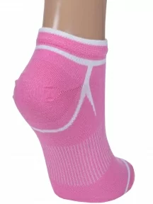 Женские короткие носки LORENZline, С24, РОЗОВЫЕ