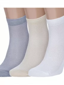 Комплект из 3 пар мужских носков ХОХ, 3-X-1128, микс 2