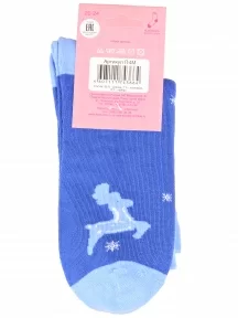 Детские махровые носки LORENZline, П4М, СИНИЕ