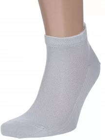 Комплект из 3 пар мужских носков Grinston socks (PINGONS) из микромодала, 3-15D10, СВЕТЛО-СЕРЫЕ