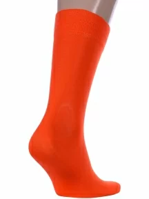 Мужские носки из мерсеризованного хлопка Sergio Di Calze (PINGONS), 17SC6, ОРАНЖЕВЫЕ