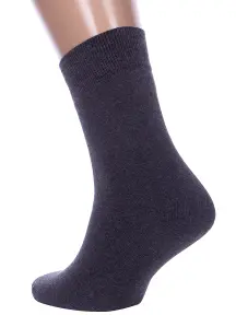 Мужские махровые носки RuSocks (Орудьевский трикотаж) ТЕМНО-СЕРЫЕ (М3-33066)