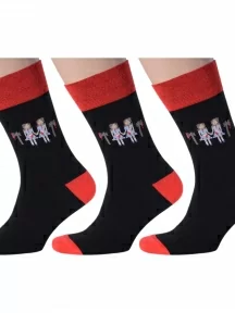 Комплект из 3 пар мужских носков MSCLUB №М18, msk3-М18, nm-218Э, "Близнецы"