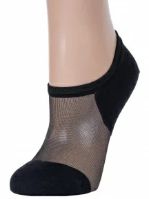 Женские ультракороткие носки Conte, 18С-4СП, рис. 000, ЧЕРНЫЕ