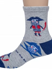 Детские носки Akos, CK41800 044, СВЕТЛО-СЕРЫЕ МЕЛАНЖ