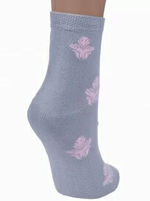 Женские носки "Носкофф" (АЛСУ), ФС96, рис. 4116, СВЕТЛО-СЕРЫЕ