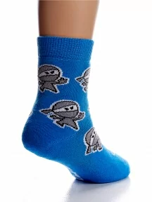 Детские махровые носки Conte kids, 21С-13/1СП, рис. 601, СИНИЕ