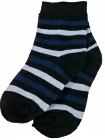 Детские носки "Борисоглебский трикотаж", 8С703, ЧЕРНЫЕ с синим