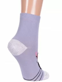 Женские носки Брестские (БЧК), 20С1133, рис. 587, СЕРО-СИРЕНЕВЫЕ