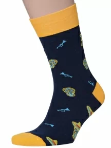 Мужские носки MSCLUB №М24, nm-278, ТЕМНО-СИНИЕ