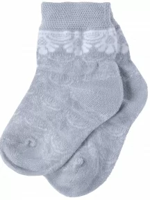 Детские бамбуковые носки "Борисоглебский трикотаж", 8С938, СЕРЫЕ