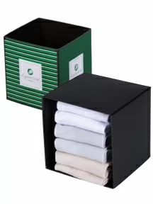 Набор из 6 пар коротких бамбуковых носков (ТМ Grinston socks), PG-15D33-6, микс 3