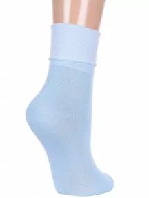 Женские бамбуковые носки LORENZline, Б10, ГОЛУБЫЕ