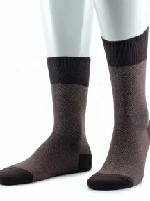 Мужские носки Sergio Di Calze (PINGONS), 15SC3, КОРИЧНЕВЫЕ