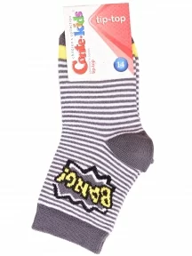 Детские носки Conte kids, 5С-11СП, рис. 296, ТЕМНО-СЕРЫЕ