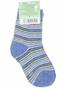 Детские теплые махровые носки Hobby Line, Ндам7630, ДЖИНСОВЫЕ