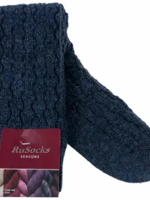 Женские гольфы RuSocks (Орудьевский трикотаж) ТЕМНО-СИНИЕ (Ж-155-03)
