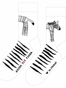 Носки unisex St. Friday Socks, 572-2, "Зебра это зебра"