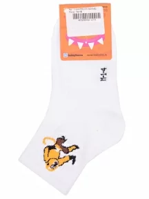 Детские спортивные носки Hobby Line, Ндх4366-03, БЕЛЫЕ