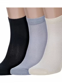 Комплект из 3 пар мужских носков ХОХ, 3-X-1128, микс 1