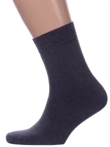 Мужские махровые носки RuSocks (Орудьевский трикотаж) ТЕМНО-СЕРЫЕ (М3-33066)