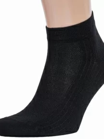 Мужские носки с сеточкой RuSocks (Орудьевский трикотаж), М3-23717, ЧЕРНЫЕ