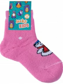 Детские махровые носки Альтаир, С90, РОЗОВЫЕ