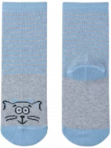 Комплект из 3 пар детских носков Альтаир, 3-С183, ГОЛУБЫЕ