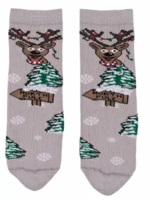 Детские махровые носки LORENZline, Л47, СВЕТЛО-СЕРЫЕ