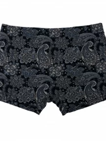 Мужские бамбуковые трусы-боксеры SD (by Salvador Dali), SD2042-1, ЧЕРНЫЕ