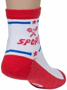 Детские носки LORENZline, Л75, БЕЛО-КРАСНЫЕ