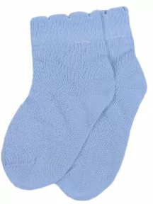 Детские носки из 100% хлопка LORENZline, Л56Д, ГОЛУБЫЕ