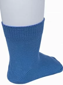 Детские носки из 100% хлопка "НАШЕ" Смоленской чулочной фабрики, С115, рис. 1, ТЕМНО-ДЖИНСОВЫЕ №46-3