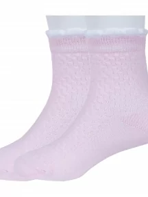 Комплект из 2 пар детских носков "Борисоглебский трикотаж", 2-8С953, №45 СВЕТЛО-РОЗОВЫЕ