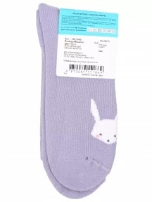 Детские махровые носки Брестские (БЧК), 14С3060, рис. 044, СЕРО-СИРЕНЕВЫЕ