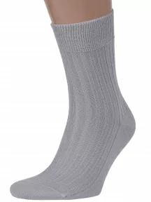Мужские носки из 100% хлопка Брестские (БЧК), 14С2220, рис. 055, СВЕТЛО-СЕРЫЕ