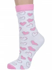 Детские носки "Красная ветка", С-2125, БЕЛЫЕ