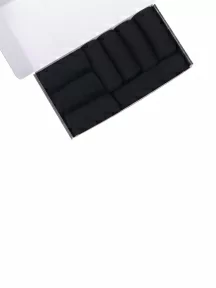 Набор из 8 пар мужских носков Альтаир, 8-H226, ЧЕРНЫЕ