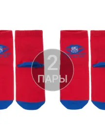 Комплект из 2 пар детских носков Akos КРАСНЫЕ (2-CK41800 043)