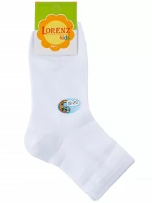 Детские носки с сеточкой LORENZline, Л32М, БЕЛЫЕ