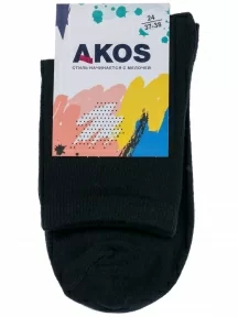 Детские носки Akos, ВК41000 000, ЧЕРНЫЕ